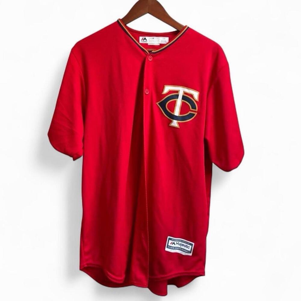 Minnesota Twins MLB Majestic Cool Base Men’s L Outdoor Baseball Jersey